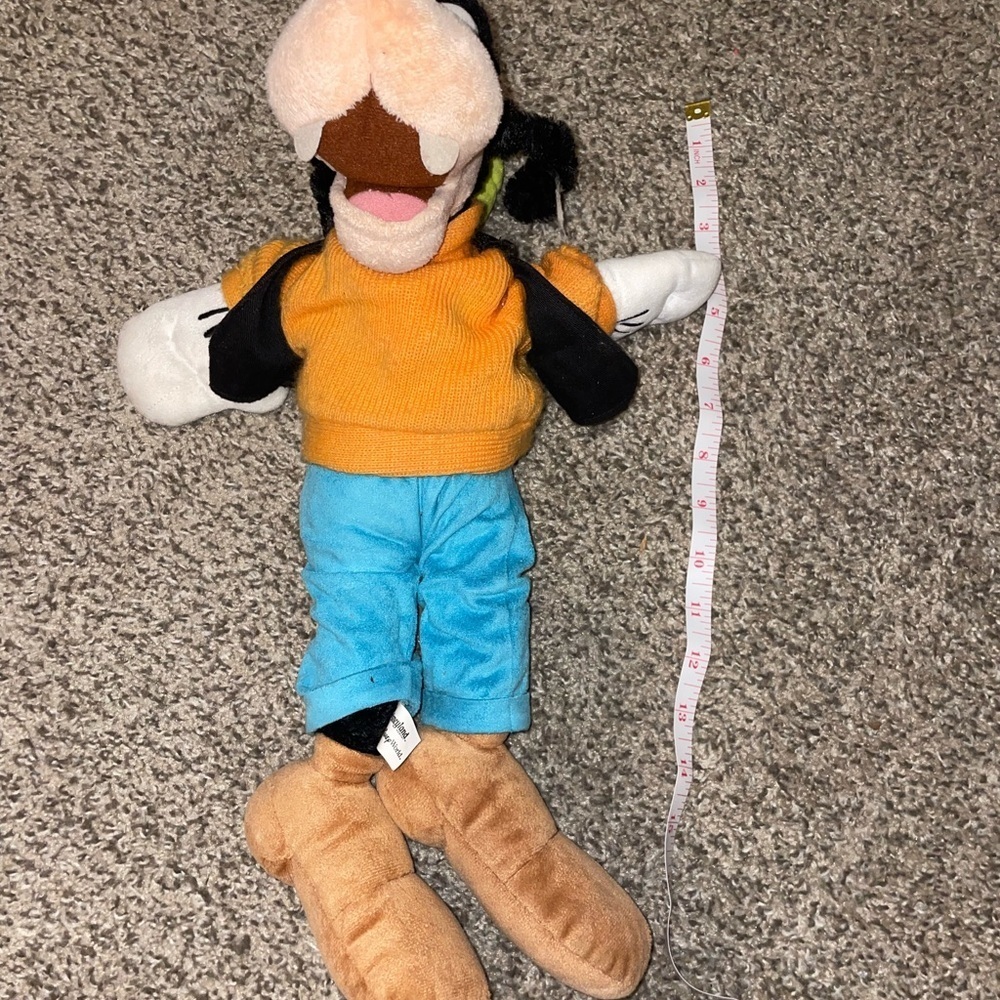 Disney Goofy Plush with Blue and Tan Outfit - Picture 6 of 6